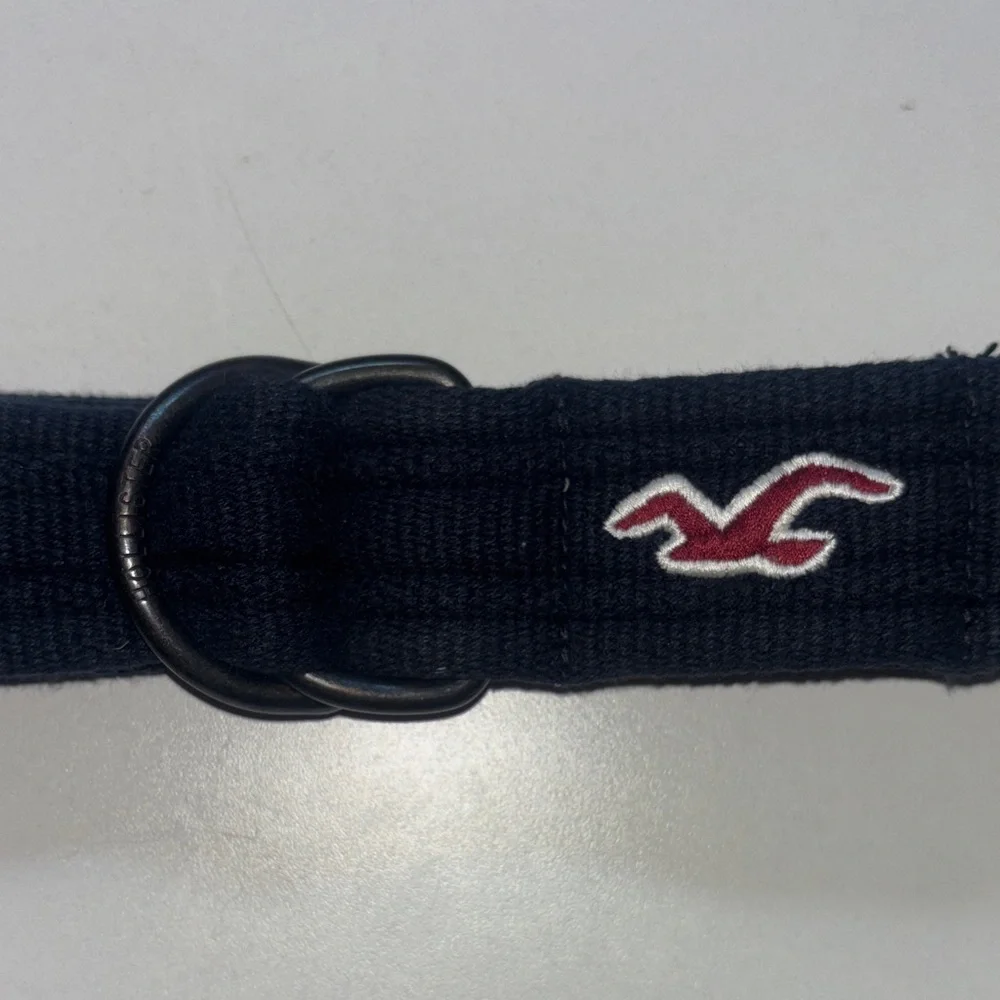 Hollister Navy Belt with Embroidered Logo size 33